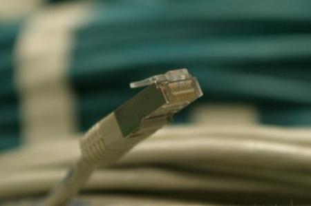 Ein RJ-45-Netwerkkabel. Quelle: piexelio.de